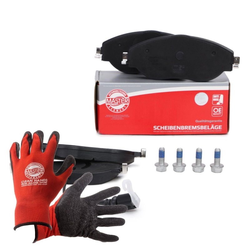 Brake Pad Set + Cleaner MASTER-SPORT 13046026172N-SET-MSP OE Ref 8V0698151C MASTER SPORT