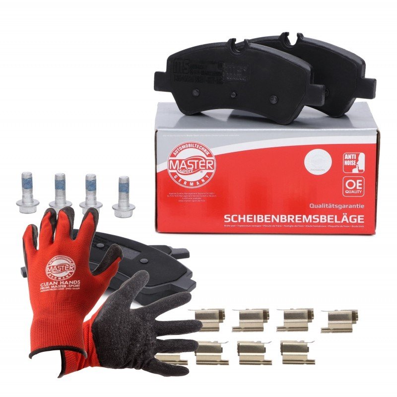 Brake Pad Set + Cleaner MASTER-SPORT 13046026182N-SET-MSP OE Ref 1763916 MASTER SPORT