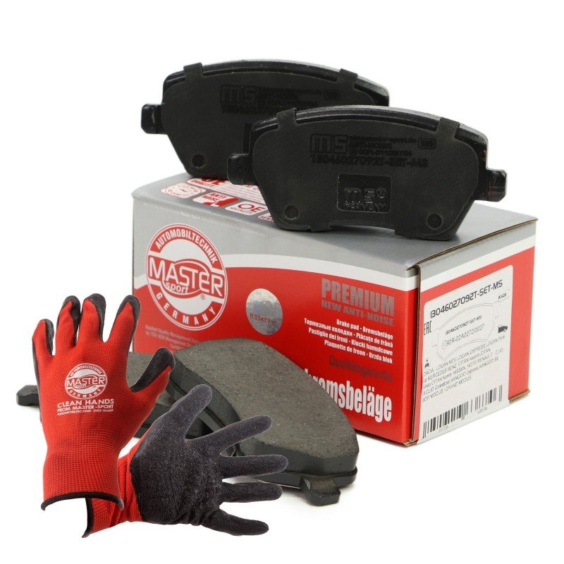 Brake Pad Set + Cleaner MASTER-SPORT 13046027092T-SET-MSP OE Ref 4154210510 MASTER SPORT
