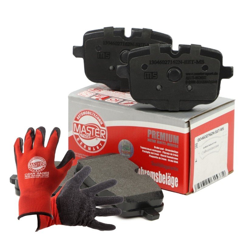 Brake Pad Set + Cleaner MASTER-SPORT 13046027162N-SET-MSP OE Ref 34212284389 MASTER SPORT