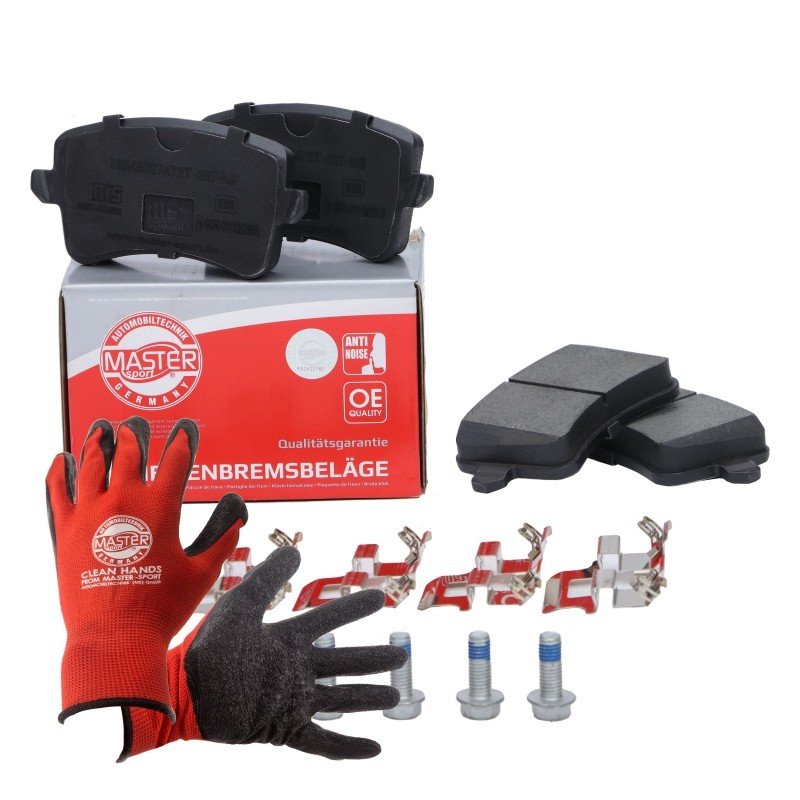 Brake Pad Set + Cleaner MASTER-SPORT 13046027472T-SET-MSP OE Ref 8K0698451A MASTER SPORT