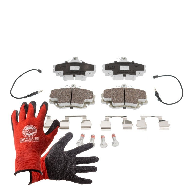 Brake Pad Set + Cleaner MASTER-SPORT 13046028342K-SET-MSP OE Ref 410602192R MASTER SPORT