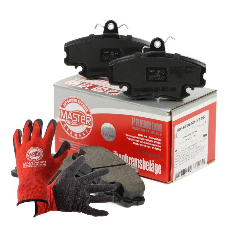Brake Pad Set + Cleaner MASTER-SPORT 13046028342T-SET-MSP OE Ref 410602192R MASTER SPORT