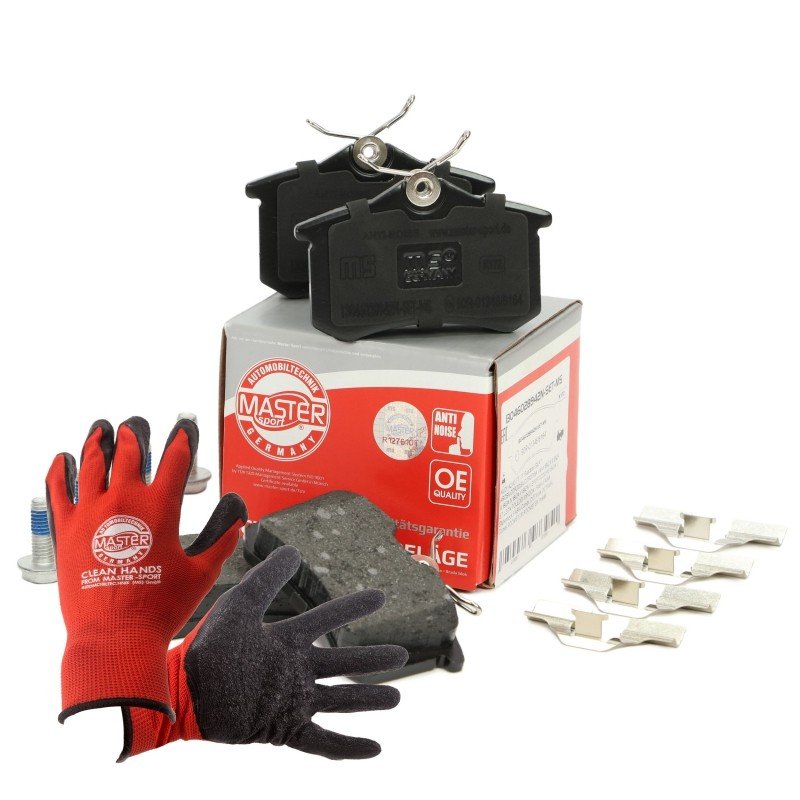 Brake Pad Set + Cleaner MASTER-SPORT 13046028942N-SET-MSP OE Ref 1J0698451 MASTER SPORT