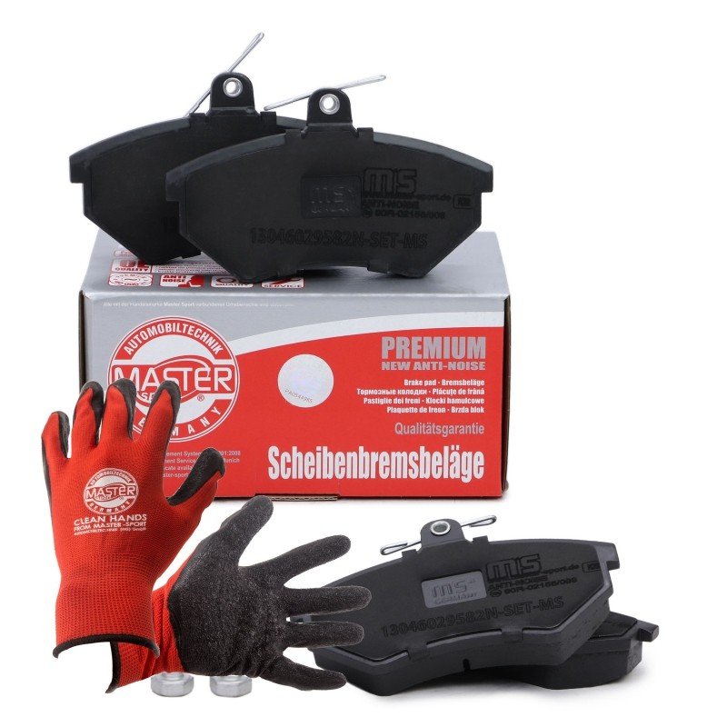 Brake Pad Set + Cleaner MASTER-SPORT 13046029582N-SET-MSP OE Ref 357698151B MASTER SPORT