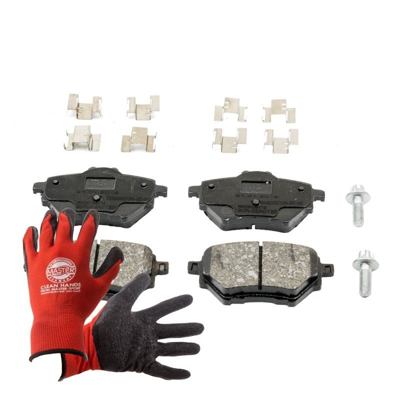 Brake Pad Set + Cleaner MASTER-SPORT 13046038712N-SET-MSP OE Ref 1609000680 MASTER SPORT