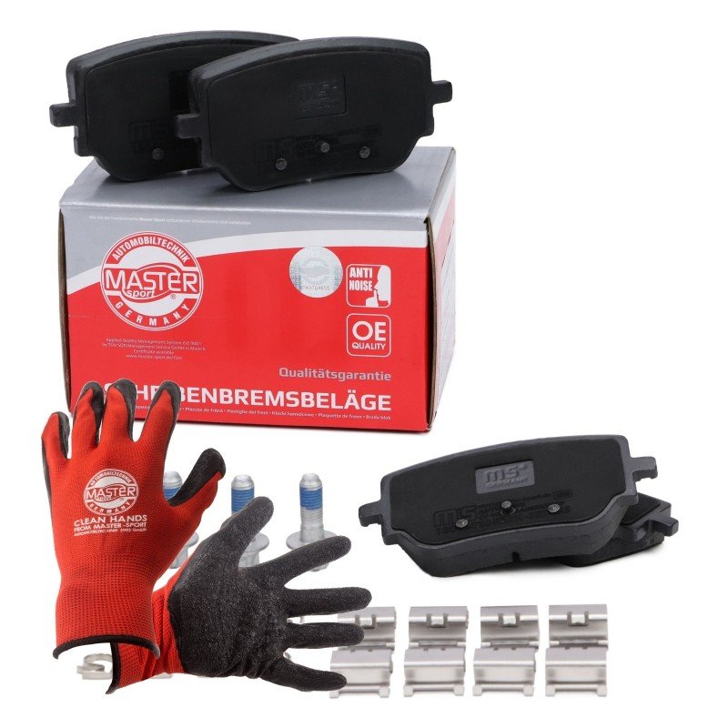Brake Pad Set + Cleaner MASTER-SPORT 13046038852N-SET-MSP OE Ref 0004207600 MASTER SPORT