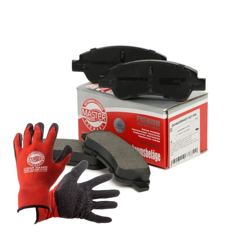 Brake Pad Set + Cleaner MASTER-SPORT 13046039942T-SET-MSP OE Ref 1610489680 MASTER SPORT