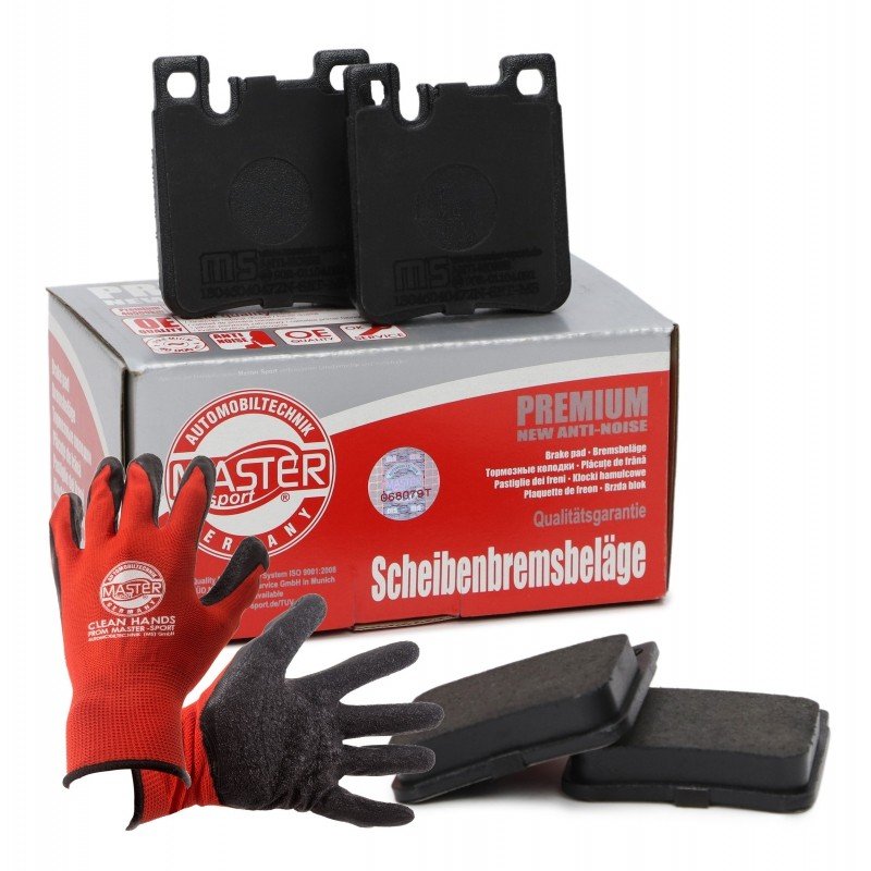 Brake Pad Set + Cleaner MASTER-SPORT 13046040472N-SET-MSP OE Ref 05143633AA MASTER SPORT