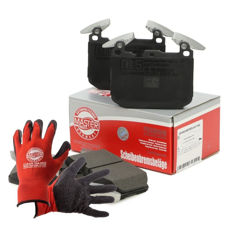 Brake Pad Set + Cleaner MASTER-SPORT 13046048752N-SET-MSP OE Ref 34116850850 MASTER SPORT
