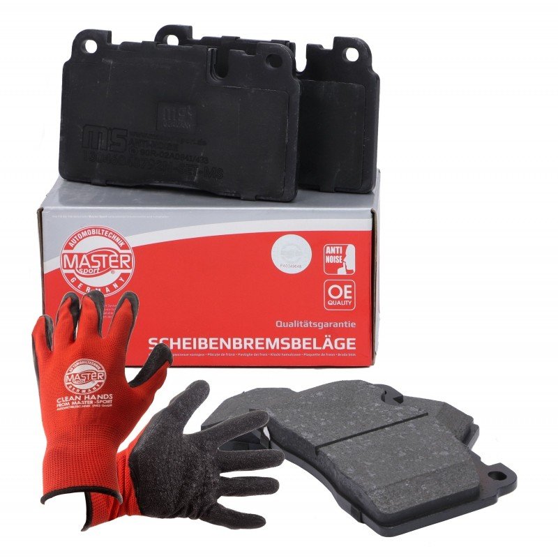 Brake Pad Set + Cleaner MASTER-SPORT 13046048792N-SET-MSP OE Ref 8R0698151H MASTER SPORT