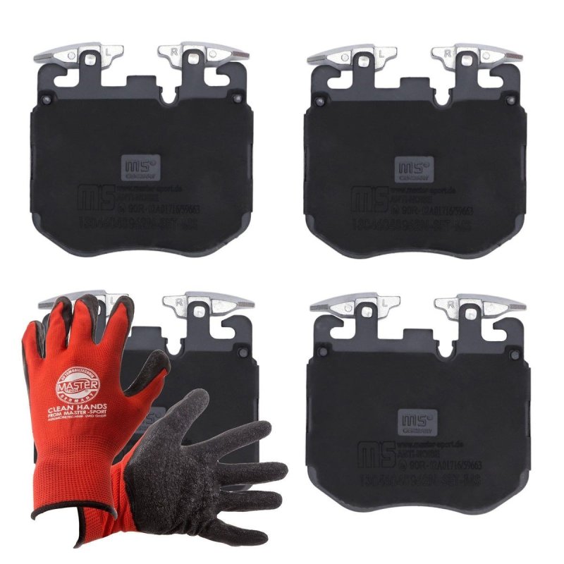 Brake Pad Set + Cleaner MASTER-SPORT 13046048962N-SET-MSP OE Ref 34106883510 MASTER SPORT