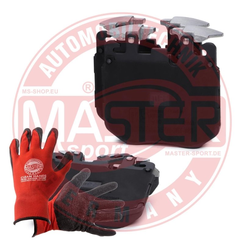 Brake Pad Set + Cleaner MASTER-SPORT 13046048962N-SET-MSP OE Ref 34106883510 MASTER SPORT