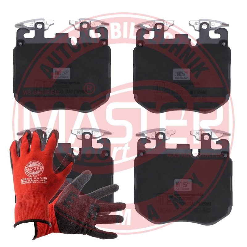 Brake Pad Set + Cleaner MASTER-SPORT 13046048962N-SET-MSP OE Ref 34106883510 MASTER SPORT