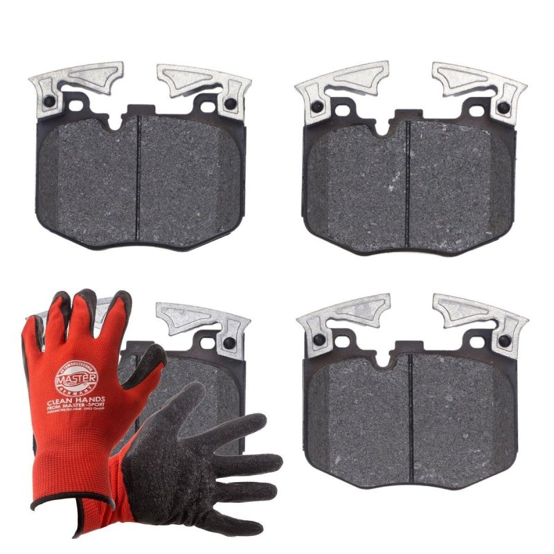 Brake Pad Set + Cleaner MASTER-SPORT 13046048972N-SET-MSP OE Ref 34116874430 MASTER SPORT