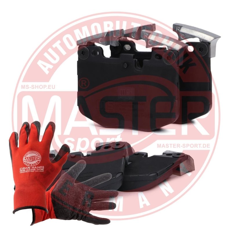 Brake Pad Set + Cleaner MASTER-SPORT 13046048972N-SET-MSP OE Ref 34116874430 MASTER SPORT
