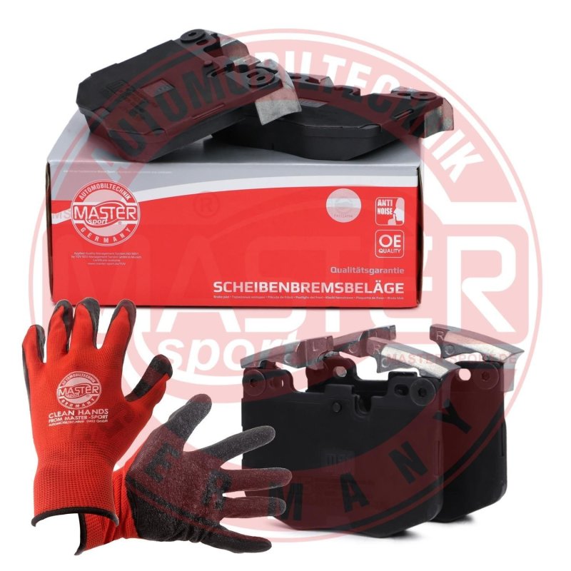 Brake Pad Set + Cleaner MASTER-SPORT 13046048972N-SET-MSP OE Ref 34116874430 MASTER SPORT
