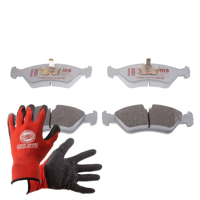 Brake Pad Set + Cleaner MASTER-SPORT 13046059252K-SET-MSP OE Ref 1605454 MASTER SPORT