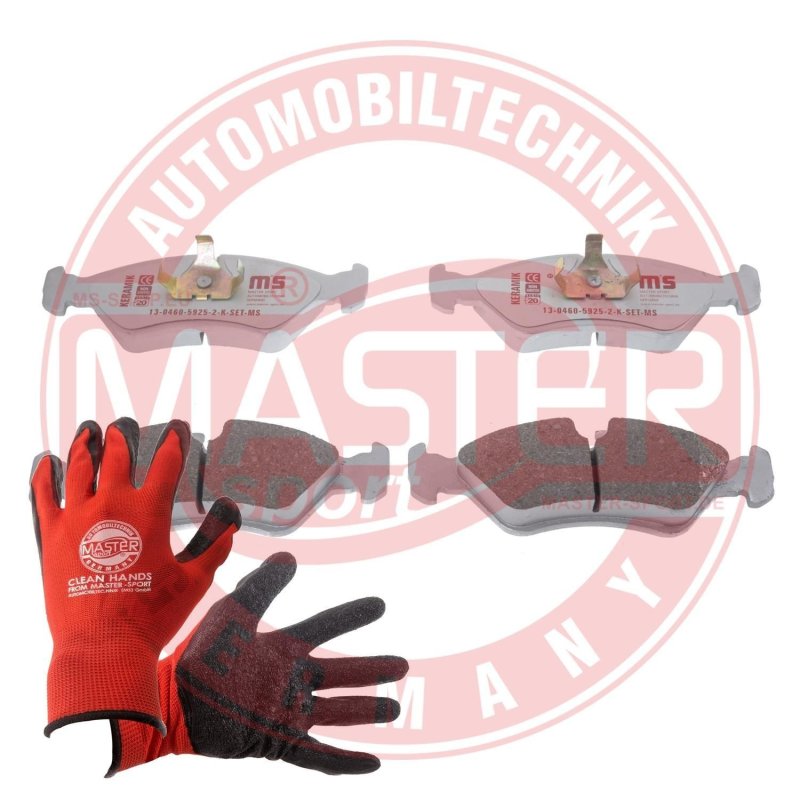 Brake Pad Set + Cleaner MASTER-SPORT 13046059252K-SET-MSP OE Ref 1605454 MASTER SPORT