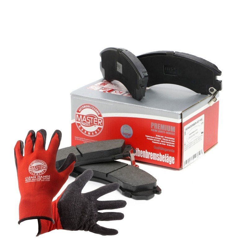 Brake Pad Set + Cleaner MASTER-SPORT 13046059582N-SET-MSP OE Ref 1609252780 MASTER SPORT