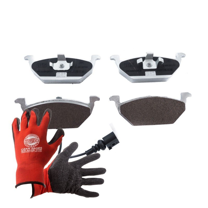 Brake Pad Set + Cleaner MASTER-SPORT 13046071172K-SET-MSP OE Ref 1J0698151D MASTER SPORT