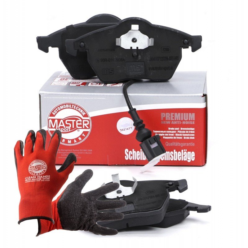 Brake Pad Set + Cleaner MASTER-SPORT 13046071222N-SET-MSP OE Ref 1J0698151M MASTER SPORT