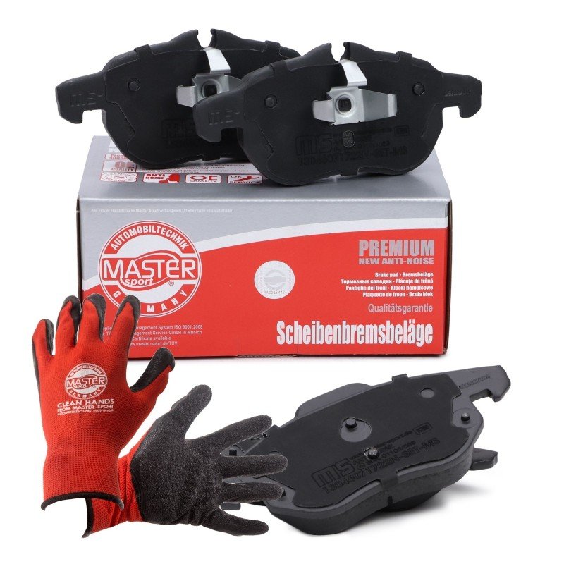 Brake Pad Set + Cleaner MASTER-SPORT 13046071722N-SET-MSP OE Ref 71772211 MASTER SPORT