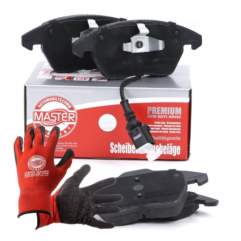 Brake Pad Set + Cleaner MASTER-SPORT 13046071842N-SET-MSP OE Ref 1K0698151 MASTER SPORT