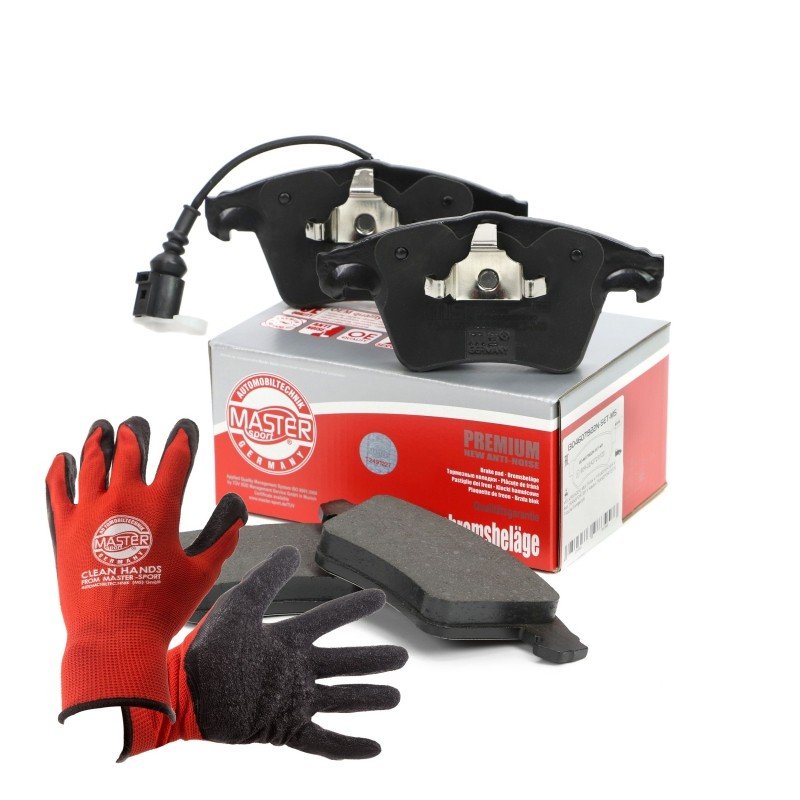 Brake Pad Set + Cleaner MASTER-SPORT 13046071922N-SET-MSP OE Ref 7H0698151 MASTER SPORT