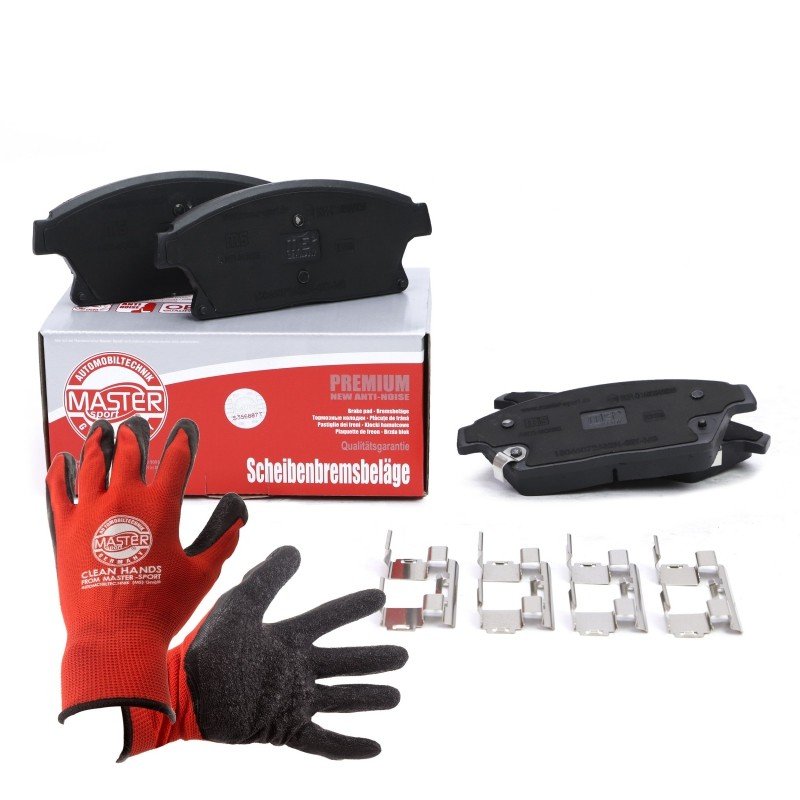 Brake Pad Set + Cleaner MASTER-SPORT 13046072632N-SET-MSP OE Ref 13301234 MASTER SPORT
