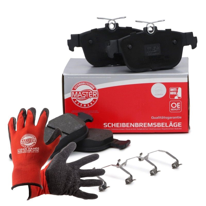 Brake Pad Set + Cleaner MASTER-SPORT 13046073542N-SET-MSP OE Ref 5WA698451G MASTER SPORT