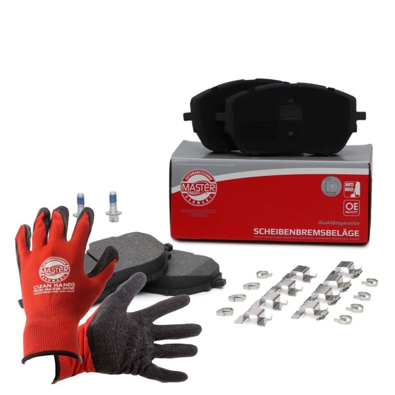 Brake Pad Set + Cleaner MASTER-SPORT 13046121212N-SET-MSP OE Ref 1647859680 MASTER SPORT