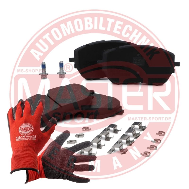 Brake Pad Set + Cleaner MASTER-SPORT 13046121212N-SET-MSP OE Ref 1647859680 MASTER SPORT