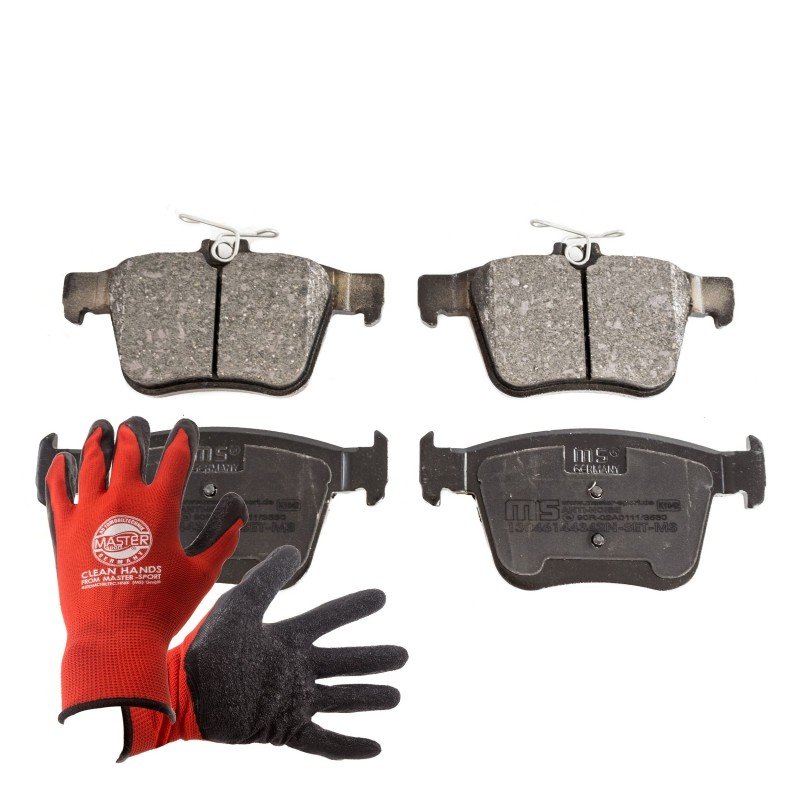 Brake Pad Set + Cleaner MASTER-SPORT 13046144342N-SET-MSP OE Ref 5Q0698451N MASTER SPORT