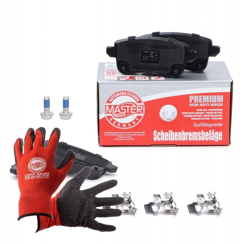 Brake Pad Set + Cleaner MASTER-SPORT 13046144352N-SET-MSP OE Ref 440603558R MASTER SPORT