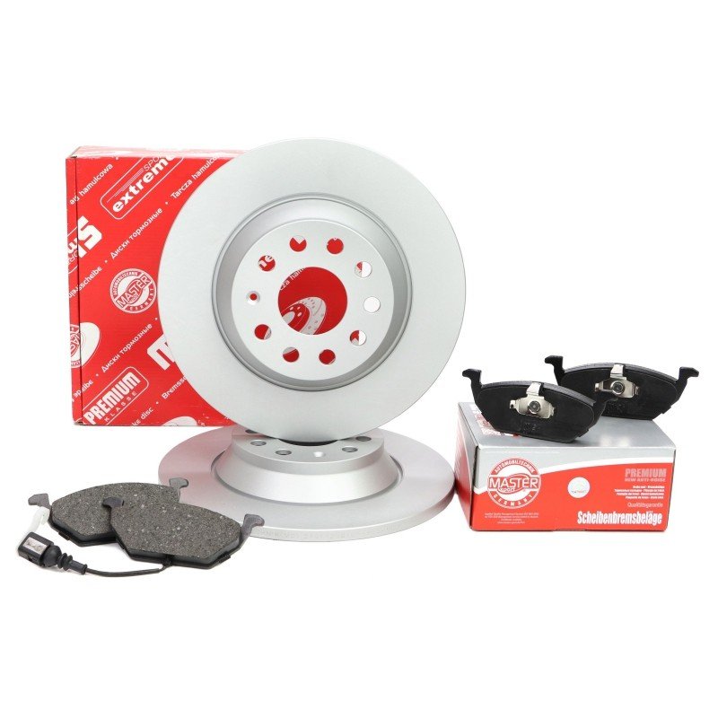 Brake Discs & Pads Set MASTER-SPORT 201202101 OE Ref 1J0698151D MASTER SPORT