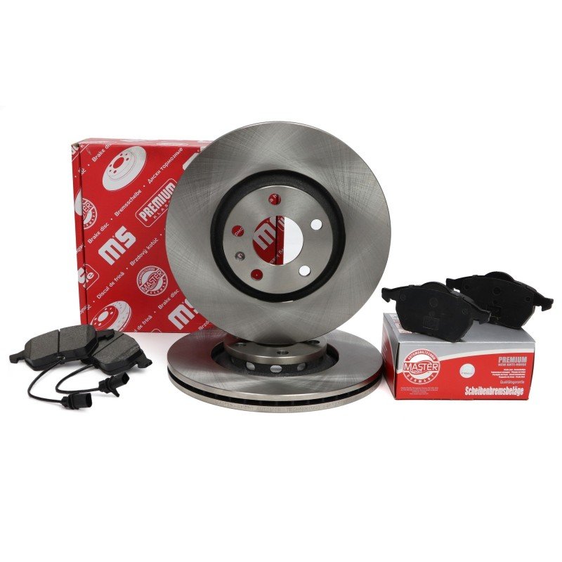 Brake Discs & Pads Set MASTER-SPORT 202501370 OE Ref 4B0698151N MASTER SPORT