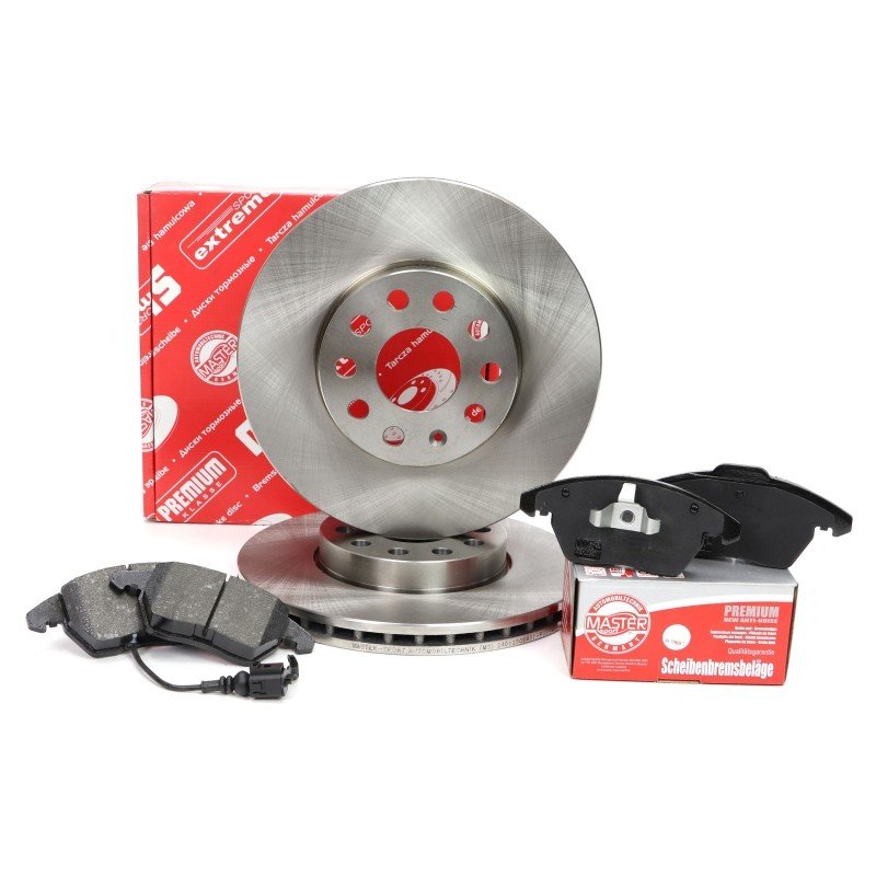 Brake Discs & Pads Set MASTER-SPORT 202501450 OE Ref 1K0615301T MASTER SPORT