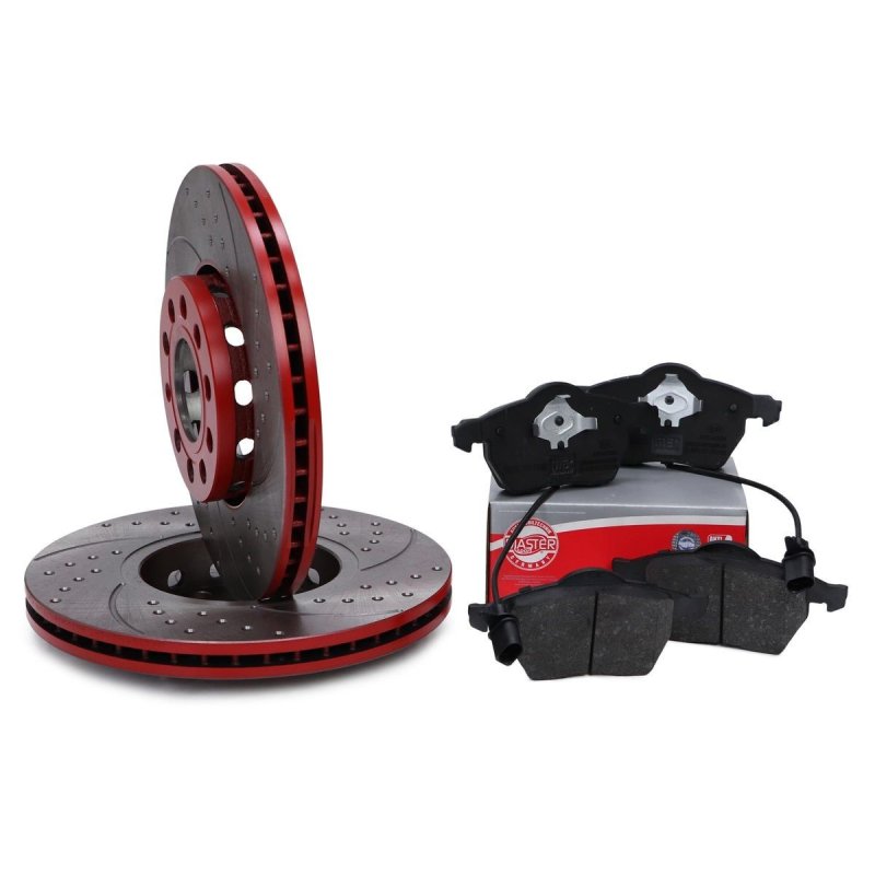 Brake Discs & Pads Set MASTER-SPORT 202521050 OE Ref 4A0615301C MASTER SPORT