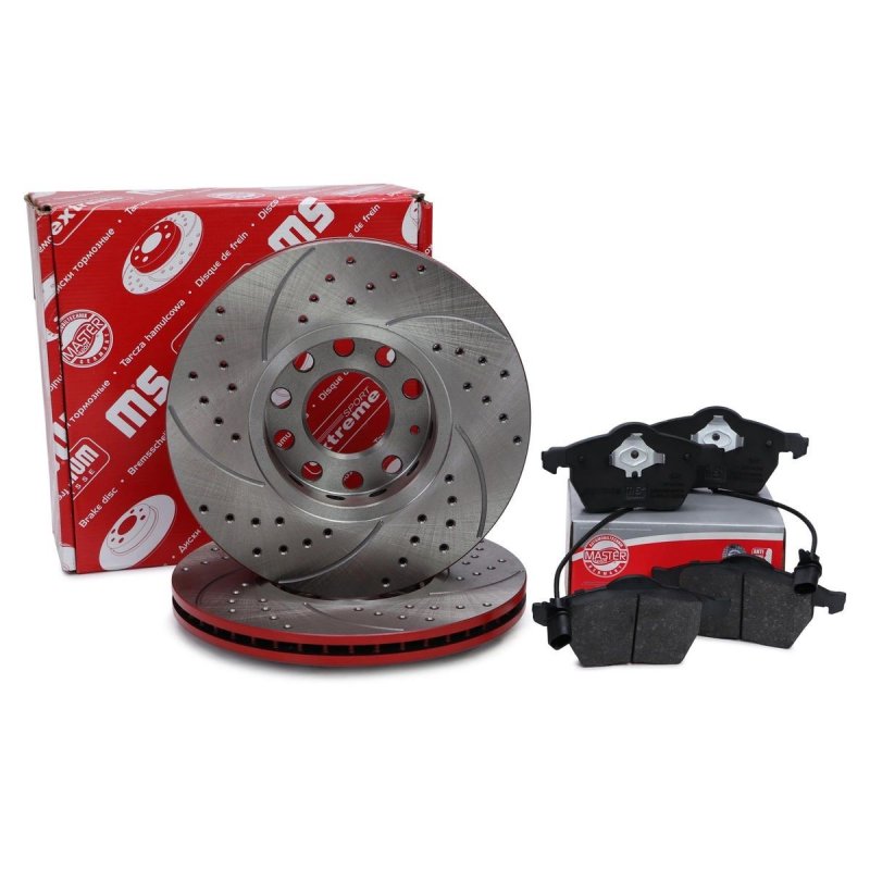 Brake Discs & Pads Set MASTER-SPORT 202521050 OE Ref 4A0615301C MASTER SPORT