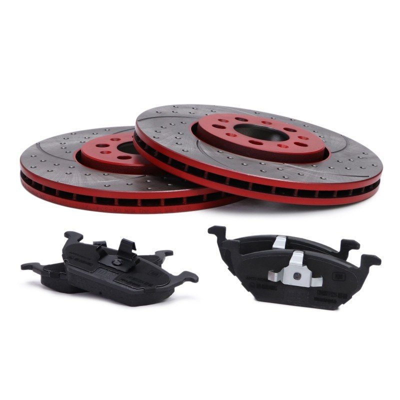 Brake Discs & Pads Set MASTER-SPORT 202521133 OE Ref 1J0698151 MASTER SPORT