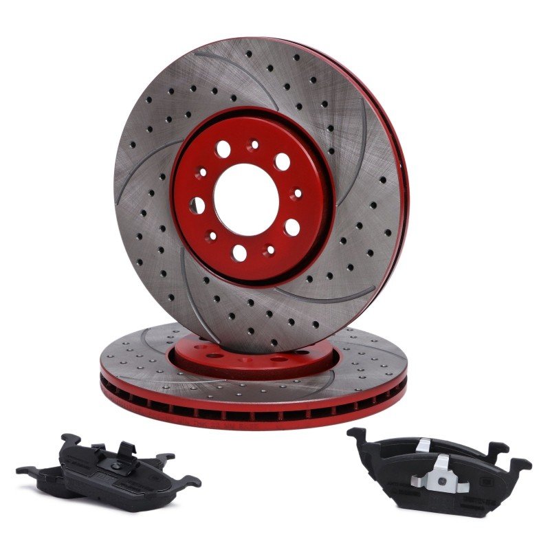 Brake Discs & Pads Set MASTER-SPORT 202521133 OE Ref 1J0698151 MASTER SPORT
