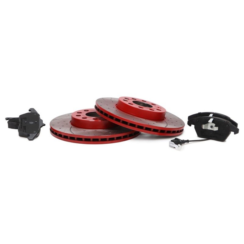 Brake Discs & Pads Set MASTER-SPORT 202521450 OE Ref 1K0615301T MASTER SPORT