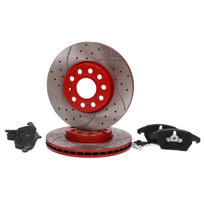Brake Discs & Pads Set MASTER-SPORT 202521450 OE Ref 1K0615301T MASTER SPORT