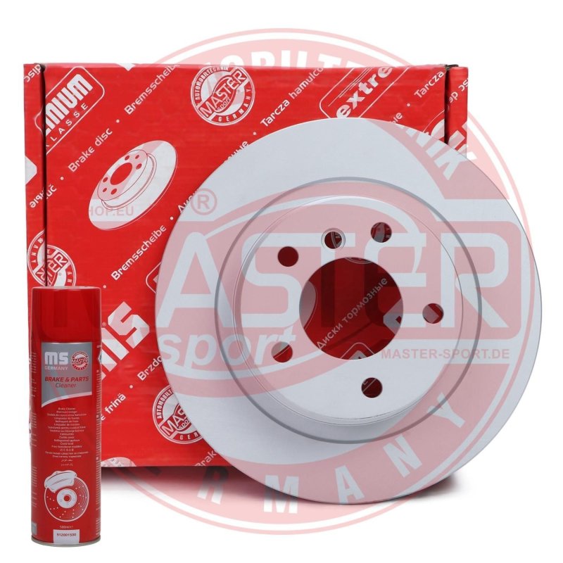 Brake Disc Set + Cleaner MASTER-SPORT 24011003151PR-PCS-MSP OE Ref 34214031725 MASTER SPORT