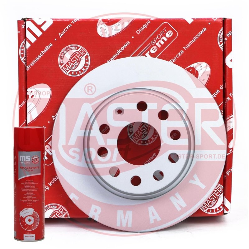 Brake Disc Set + Cleaner MASTER-SPORT 24011003561PR-PCS-MSP OE Ref 5N0615301 MASTER SPORT