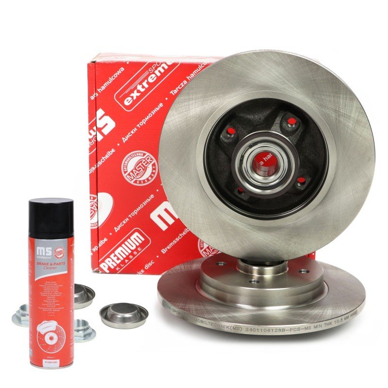 Brake Disc + Cleaner MASTER-SPORT 2401106128B-SET-MSP OE Ref 424945 MASTER SPORT