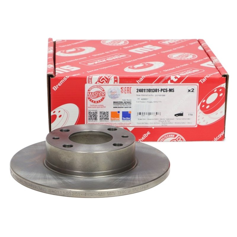 Brake Disc Set MASTER-SPORT 24011101301-PCS-MS OE Ref 16500253 MASTER SPORT