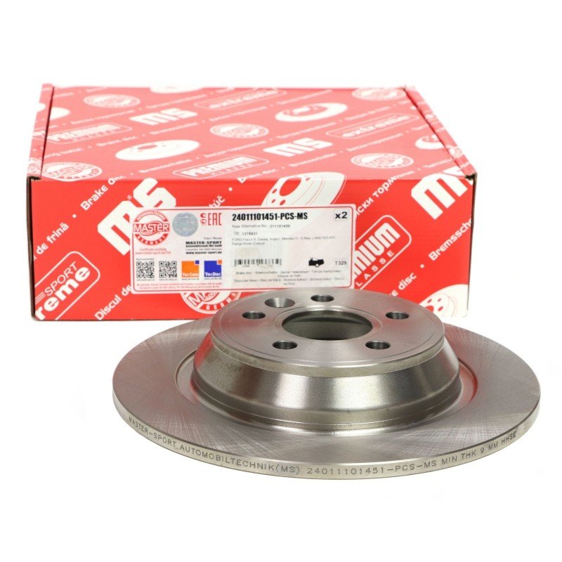 Brake Disc Set MASTER-SPORT 24011101451-PCS-MS OE Ref 1379931 MASTER SPORT