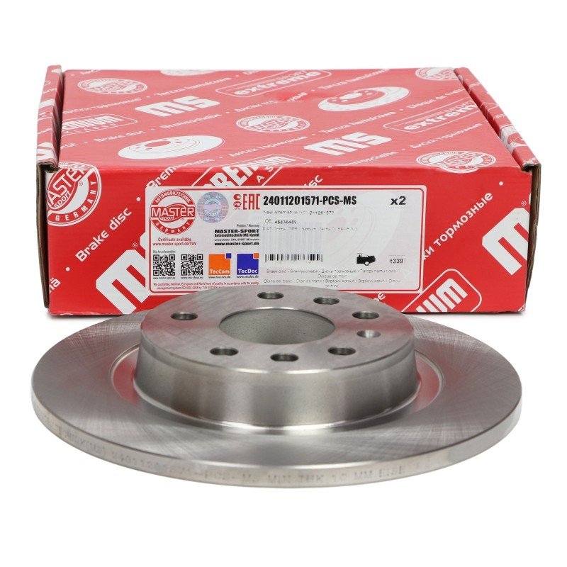Brake Disc Set MASTER-SPORT 24011201571-PCS-MS OE Ref 46836489 MASTER SPORT